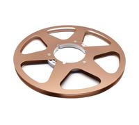 Shuade Bobine à 6 trous en aluminium 26,7 cm 6,35 cm 1/4 pour accessoire de studio en métal léger avec disque