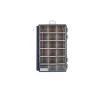 Shuade Boîte de rangement étanche pour leurres de pêche, plateau portable, couvercle transparent, séparateur d'appâts, étui portable pour accessoires de pêche