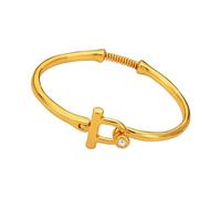Shuade Bracelet minimaliste tendance en alliage avec fermeture à ressort - Bijou confortable pour tous les jours - Fermeture flexible et élégante, taille unique, Comme décrit