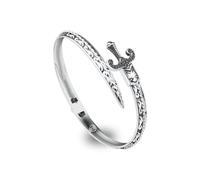 Shuade Bracelet ouvert élégant pour femme avec épées réglables - Convient pour les déclarations de mode distinctives - Fait à la main - Vintage