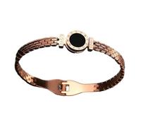 Shuade Bracelet romain numérique élégant pour femme - Taille réglable - Boucle - Bijoux tendance pour les fêtes et les rendez-vous, taille unique, Comme décrit