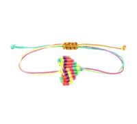 Shuade Bracelets tressés en ficelle d'amour fabriqués artisanalement avec motif cœur - Confortable - Unisexe - Pour couple - Pour un usage quotidien, un voyage, taille unique, Comme décrit