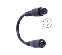 Shuade Câble adaptateur femelle de voyage 5,5 x 2,1 mm, cordon convertisseur 22 AWG, sortie multiple en option pour adaptateur XLR électronique