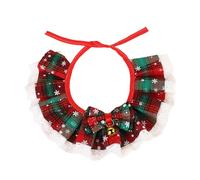 Shuade Collier coloré avec petites clochettes pour animal domestique imprimé de Noël