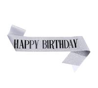 Shuade Écharpe « Happy Birthday » - 160 x 10 cm - Accessoire de costume pour fille - Décoration de fête d'anniversaire