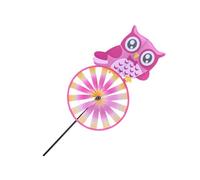 Shuade Éolienne de jardin tourbillonnante sur le thème des animaux avec tissu facile à installer - Piquet de sol pour balcon familial - Non toxique - Cadeau pour enfants