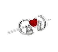 Shuade Fang Grillzs Multifonctionnel Unique Cuivre Bouche Bijoux Creux Forme de Coeur Accessoire de Costume Convient pour Jeu de Rôle Hip Hop Bijoux Dents, Red, Comme décrit, Comme décrit.
