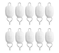 Shuade Lot de 10 supports de ligne de pêche portatifs pour moulinets de pêche - Boucles à clip - Accessoire de pêche