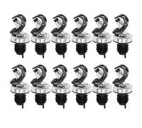 Shuade Lot de 12 bouchons pour bouteille d'huile, distributeur de vin, liqueur, bouchon verseur, bouchon d'huile de cuisine