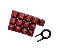 Shuade Lot de 13 touches avec texture antidérapante et rétroéclairage pour K70 RGBK70 K95 K90 K65 - Pour une frappe précise et un confort de jeu