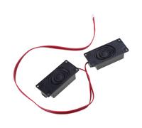 Shuade Lot de 2 haut-parleurs rectangulaires 4 Ohm 3 W 3070 LCD avec interface 4P 2.0 Noir