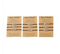 Shuade Lot de 3/9 bracelets pour meilleur ami avec soleil et étoile pour bracelets d'amitié, promesse, distance, cadeau de sortie, soleil et étoile, taille unique, Comme décrit