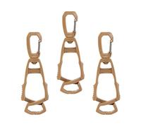 Shuade Lot de 3 mousquetons antidérapants pour sacs à outils, porte-serviettes, attaches de ceinture pour la construction, activités de plein air