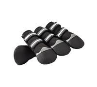 Shuade Lot de 4 housses de protection pour pattes de chien avec autocollant réglable