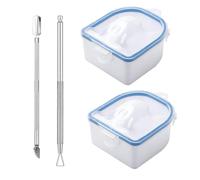 Shuade Lot de 4 outils de manucure pour des changements de polissage fréquents et un entretien sûr des ongles à la maison ou au salon