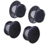 Shuade Lot de 4 paires de bavoirs de course à pied avec boucle et clip