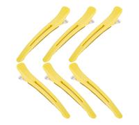 Shuade Lot de 6 pinces à cheveux en forme de canard pour femme avec bande en silicone forte adhérence, idéales pour les cheveux fins et épais