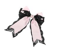 Shuade Pince à cheveux fantaisie en dentelle avec ailes de chauve-souris pour fête costumée