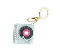 Shuade Porte-clés rétro miniature avec 10 chansons intégrées pour voyage et usage quotidien