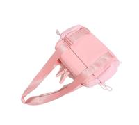 Shuade Sac à main de grande capacité pour fitness, cosmétiques, sports de plein air, sac de gym, séparation humide et sec, sac à bandoulière durable, rose