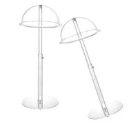 Shuade Solution de rangement multifonctionnelle pour chapeaux - Support de rangement en acrylique - Parfait pour la chambre à coucher et la vente au détail - Support réglable en hauteur, taille unique