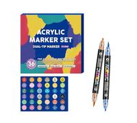 Shuade Stylos artistiques double face avec pointe pinceau souple pour projets de coloriage créatifs et marqueur double pointe fait à la main