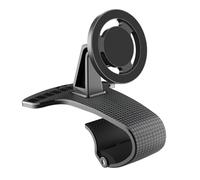 Shuade Support de téléphone rotatif de voiture avec clip de plaque d'immatriculation sur le tableau de bord pour 16, 15, 14 support de téléphone avec plaque d'immatriculation de stationnement