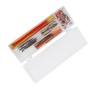 SHUAIGUO 140pcs U Forme Kit de Câble de Cavalier Planche à Pain sans Soudure Kit Câble, Différentes Longueurs et Couleurs, Application Flexible, Organisation Facile et Boîte Stockage pour les