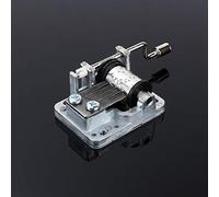 SHUAIGUO 18 Notes Music Box Movement, Metal Hand Crank | Mélodie classique d\'Edelweiss, construction en métal, design attrayant