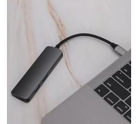 SHUAIGUO 4 in 1 Type-C Hub Aluminum Adapter with 3840x2160/30Hz for