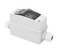 SHUAIGUO 50a DC Miniature Circuit Breaker DZ47S 63Z, Interrupteur PA66 IP65 Mystical/Fantasy avec une Fenêtre Transparente pour le Panneau Solaire PV et les Systèmes RV
