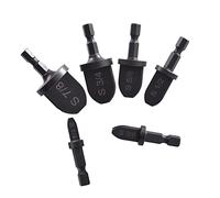 SHUAIGUO Bits de Forage d'expanneur à Tube de 6 Pcs, Ensemble d'évasion Tige Hexagonale en Acier en Carbone, 1/4-7/8 Pouces, échelles Transparentes pour une Expansion Efficace, le Tuyau Cuivre