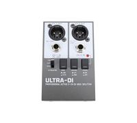 SHUAIGUO Boîtier DI pour Guitare Double Canal, avec Sortie équilibrée, Interrupteur D'alimentation Fantôme, DIBox Passif pour Guitaristes en Métal