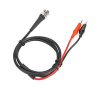 SHUAIGUO Cable Coaxial de Clamp/Holder BNC, Accessoires de Ligne Test du Générateur 90 Cm 50 Cm, Ramification Rouge et Noir pour Générateurs Fonctions