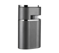 SHUAIGUO Cafetière portable, contrôle d'écran tactile, extraction de pression de 9 bars, double infusion chaude et froide pour la maison, puissance grise 600 W (prise britannique)