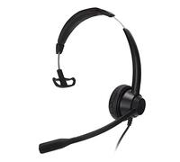 SHUAIGUO Casque monaural léger 3,5 mm Appels clairs pour centre d'appel PC