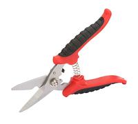 SHUAIGUO Ciseaux électriques en Acier 3CR13, Tête Droite Multifonction de 180 Mm / 7,09 Pouces, Poignée en PVC Tranchante, Ouverture Rapide pour le Travail du Jardin, Métal Mince, Coupe de Câble