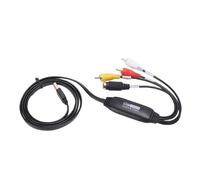 SHUAIGUO Convertisseur Vidéo Haute Définition AV vers USB Carte de 1080P pour Une Utilisation Facile avec VCR DVD Hi8 sous et OS X pour la Production Vidéo