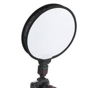 SHUAIGUO Diffuseur de Softbox de Forme Rond Pliable Portable, Lumière la Feuille Caméra, Surface Blanche Pure pour Le Studio Photographie, élimine la Lumière Dure