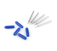 SHUAIGUO Ensemble de Lame de Coupe-traceur 15 Pcs, Carbure Tungstène, dureté Haute, 30/45/60 Degrés, 1,9 Mm Tige, pour la Coupe Standard Supports Adhésifs Couleur, avec Capuchons Protecteurs