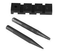 SHUAIGUO Ensemble d'outils de Réparation de Chaîne Tronçonneuse Poche Professionnelle, en Acier au Carbone, Compact et Portable, Répare Efficacement 1/4, 3/8, .325, .404 Pitch Chains pour Extérieur