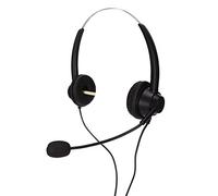 SHUAIGUO H360D-PC Casque de centre d'appel avec suppression du bruit Binaural confortable
