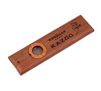 SHUAIGUO Kazoo en Bois Vintage, Partenaire de Guitare ukulélé, Instrument de Musique Facile à Apprendre, Design Antique avec 2 Membranes, Son Unique en Forme Saxophone, Aucune Théorie Musicale