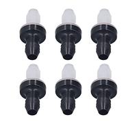 SHUAIGUO Lot de 6 soupapes d'essai en plastique, surface limite de 10 mm, jetable pour liquide et gaz, traitement de l'eau, purification de l'air (#2)
