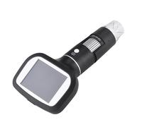 SHUAIGUO Microscope Numérique Portatif pour Un Travail Précis, Endoscope à Grossissement 50X-1600X pour L'analyse de la Peau et des Cheveux et L'identification Pièces Monnaie