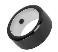 SHUAIGUO NFC Smart Ceramic Ring, Tai Chi Design Warable NFC Portable avec des Pierres d'énergie - Contrôle d'accès Multifonctionnel, Stockage sans Fil et Partage Social (L)