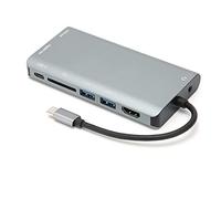 SHUAIGUO Station d'accueil Type-C 8 en 1, Adaptateur Compact pour Voyage,