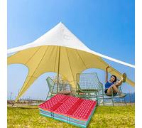 SHUAIGUO Tampon Assis en Mousse de Mousse Portable Pliable Extérieur, Huche 6 Tapis Pliant, Polyéthylène réticulé Léger, étanche, Excellente élasticité pour la Randonnée et Le Camping (39 * 28,5 *