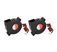 SHUAIGUO Ventilateur de Refroidissement Silencieux de l'imprimante 3D, 24V DC 50x50x15mm, Roulement à Double Manche, PBT, 2 Pack pour ENDER-3 / PRUSA I3 Hot Extrémités et Radiateurs