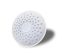 SHUAISHUAI 19cm / 7.52in Ronde ABS Silicone Fils De Caoutchouc Design Pluie Douche Type Haut Sprinkler, Utilisé for La Salle De Douche Plafond Robinet D'arrosage, 1 Pcs